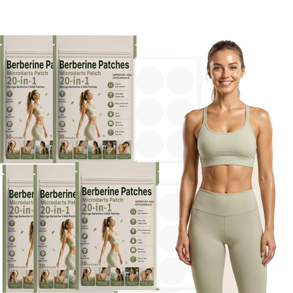 Skincare Routine - Patches Berberine Moringa NAD 30PCS, Confortáveis