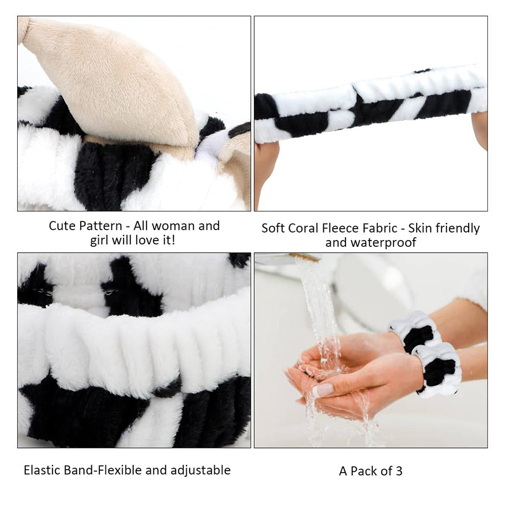 4 pçs 3d vaca bandana super bo - Skincare Routine avaliação e preço