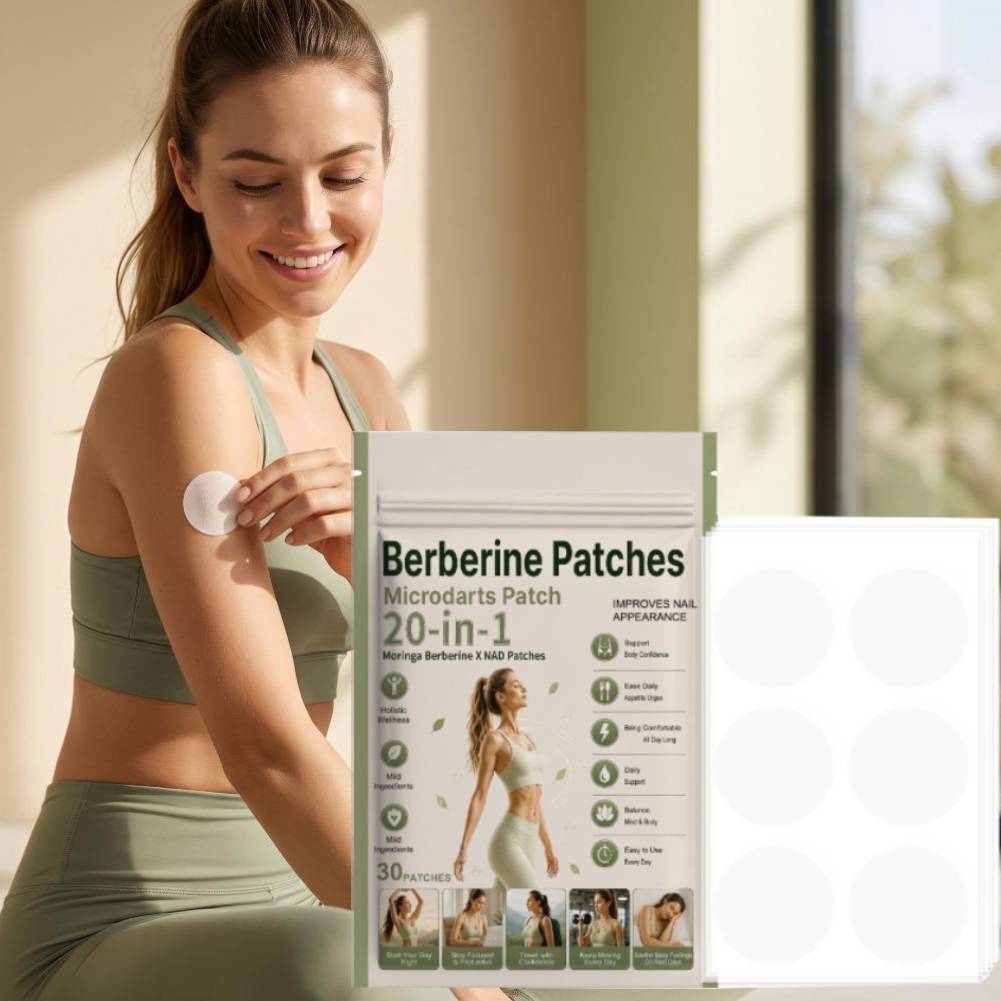 Patches Berberine Moringa NAD  - Skincare Routine avaliação e preço