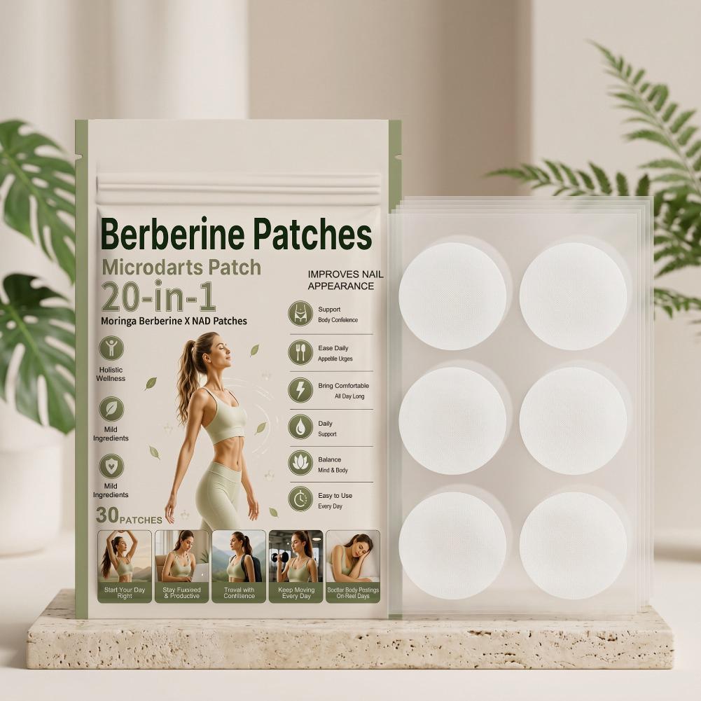 Patches Berberine Moringa NAD  - Skincare Routine avaliação e preço